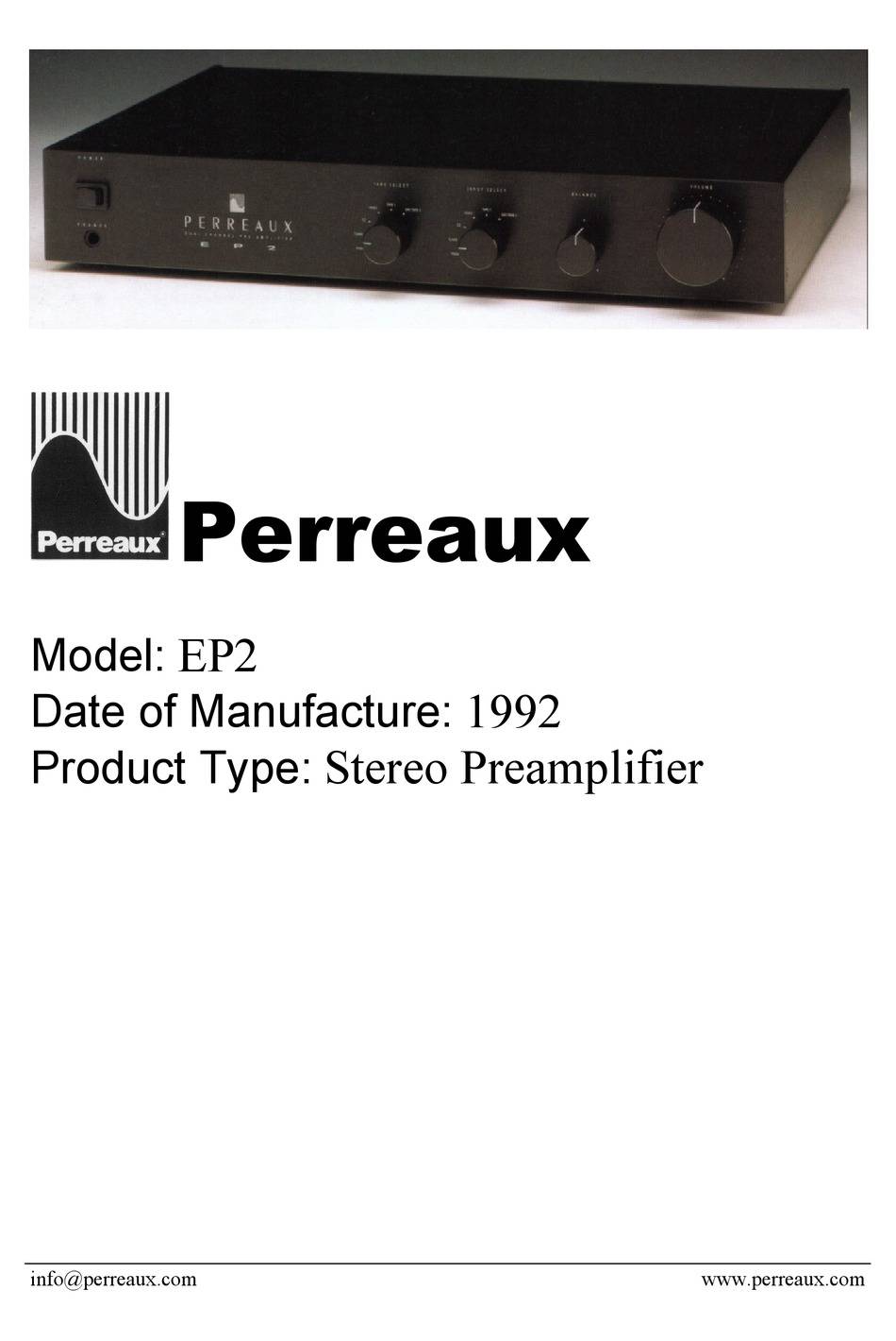 Perreaux Industries EP