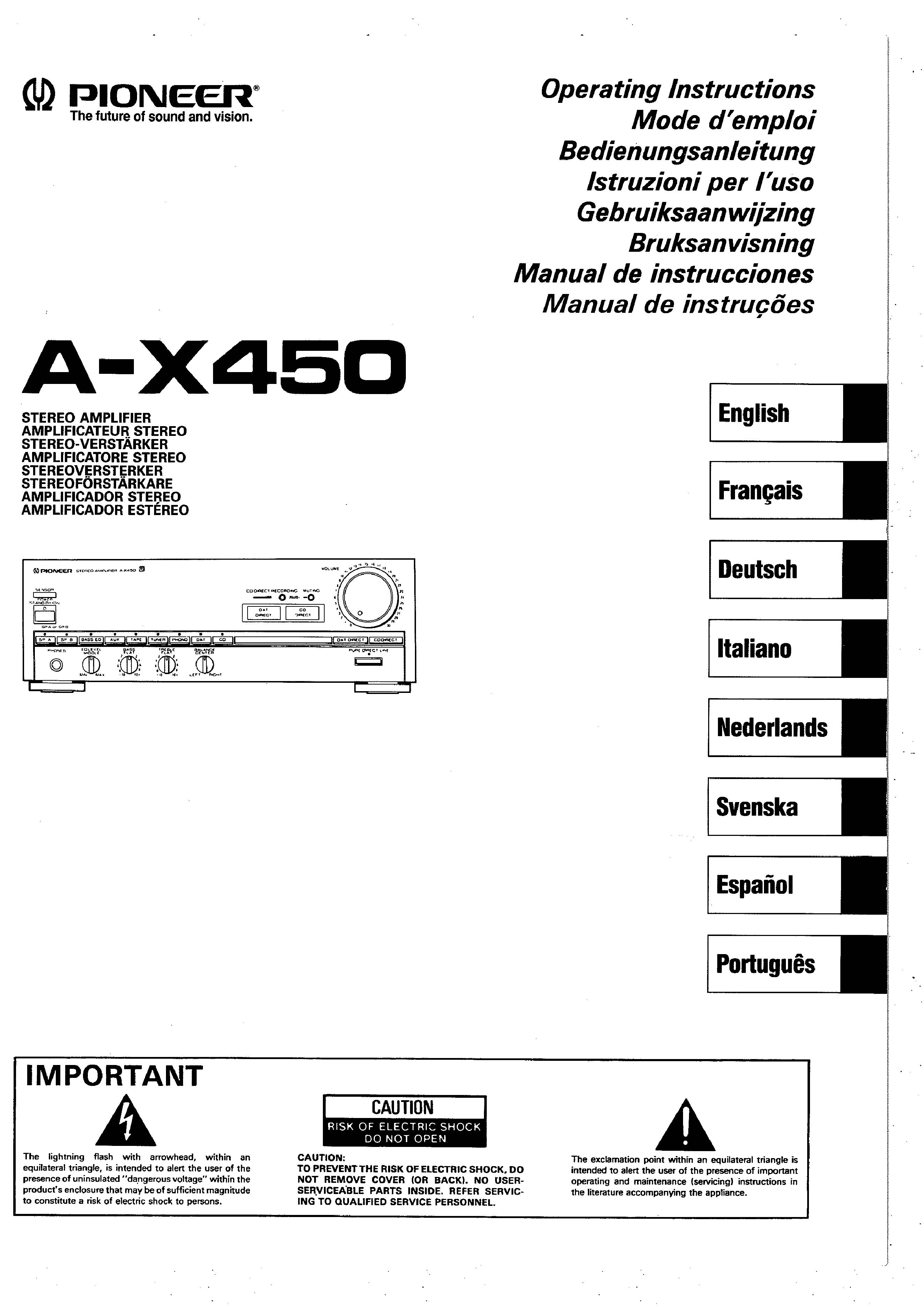 Pioneer A-X450