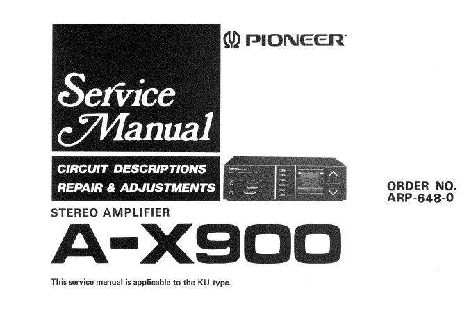 Pioneer A-X900