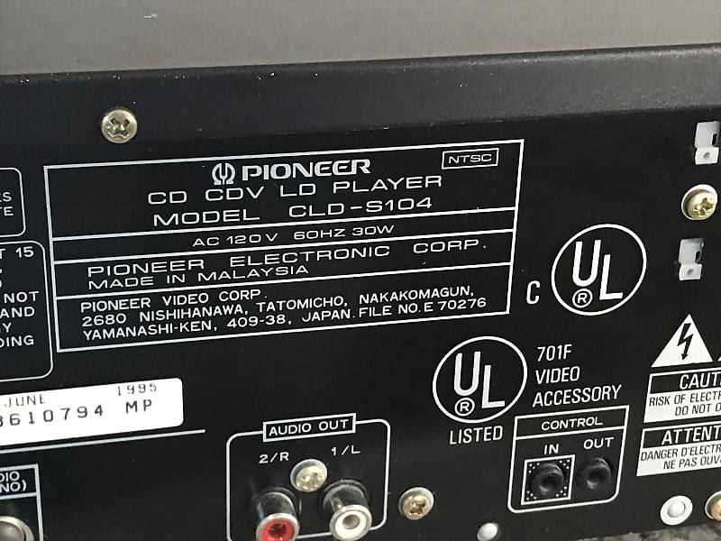Pioneer CLD-S104