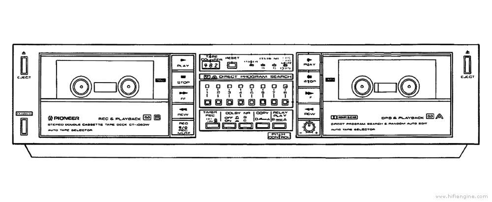Pioneer CT-1050W