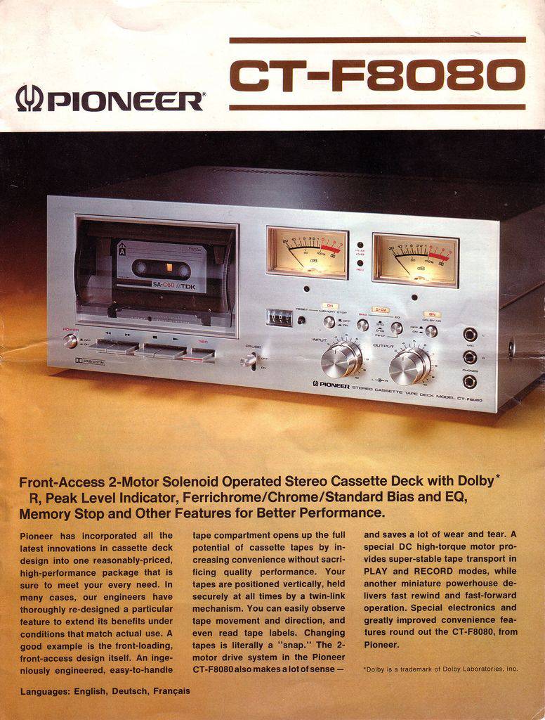 Pioneer CT-F8080
