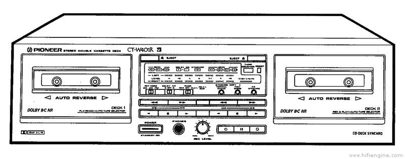 Pioneer CT-W401R