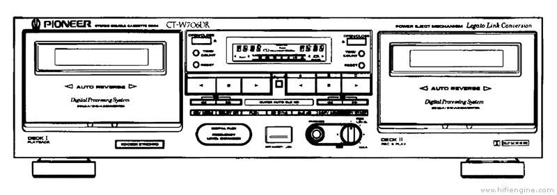 Pioneer CT-W706DR