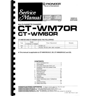 Pioneer CT-WM60R