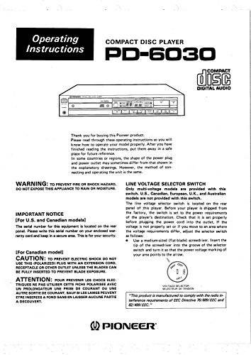 Pioneer PD-6030