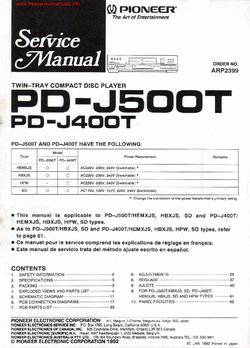 Pioneer PD-J400T