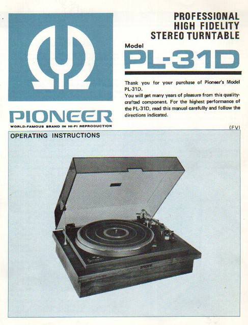 Pioneer PL-31D