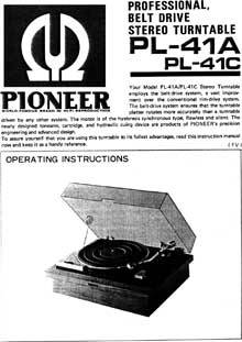 Pioneer PL-41A