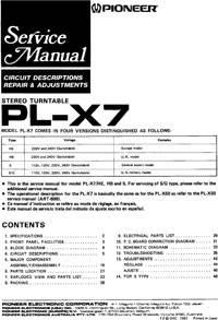 Pioneer PL-X7
