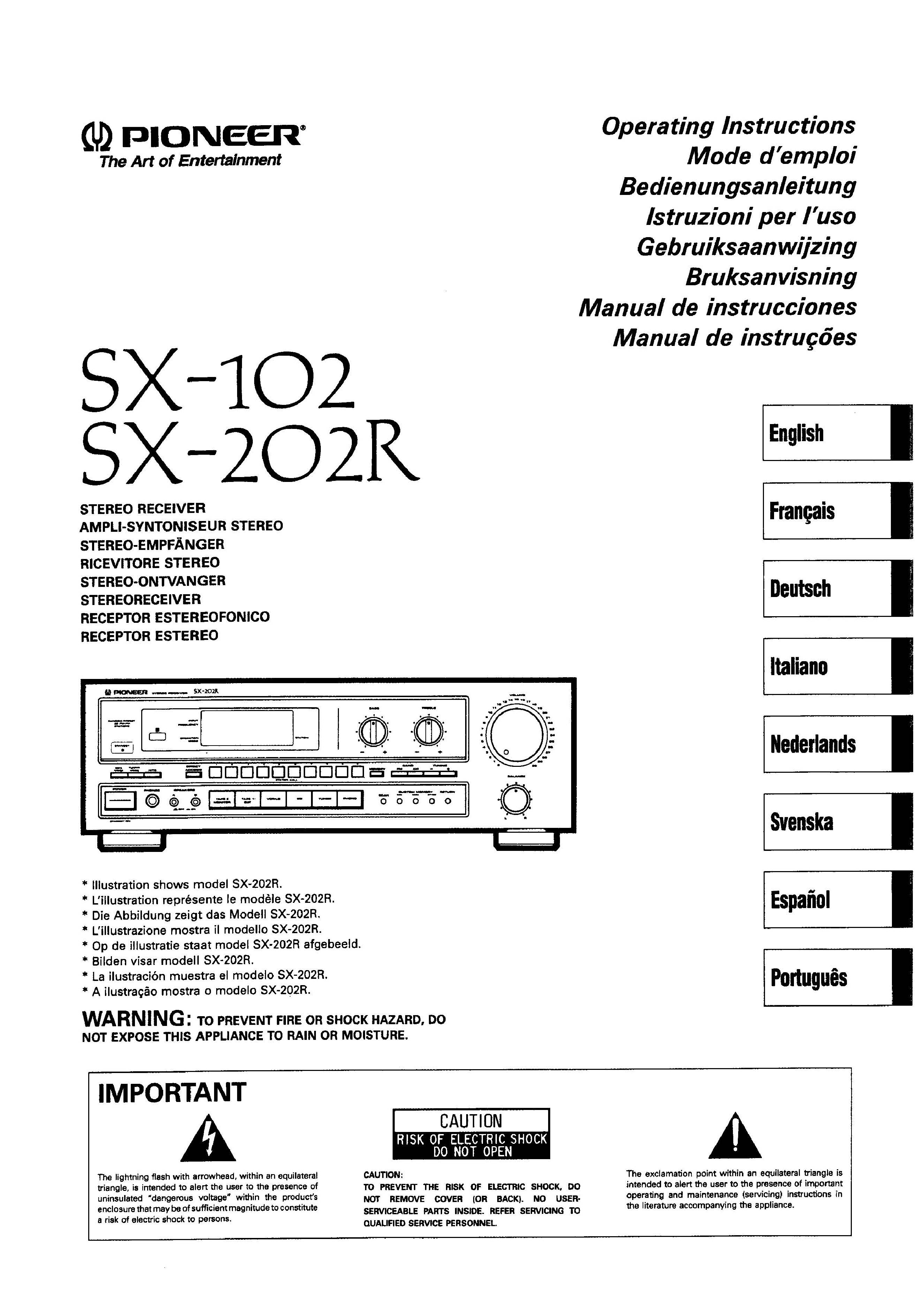 Pioneer SX-102
