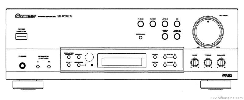Pioneer SX-209RDS