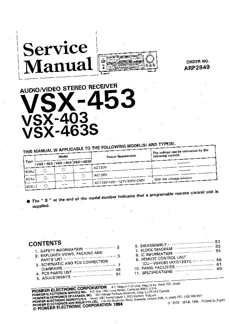 Pioneer VSX-463
