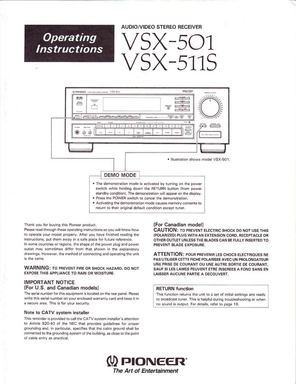 Pioneer VSX-511S