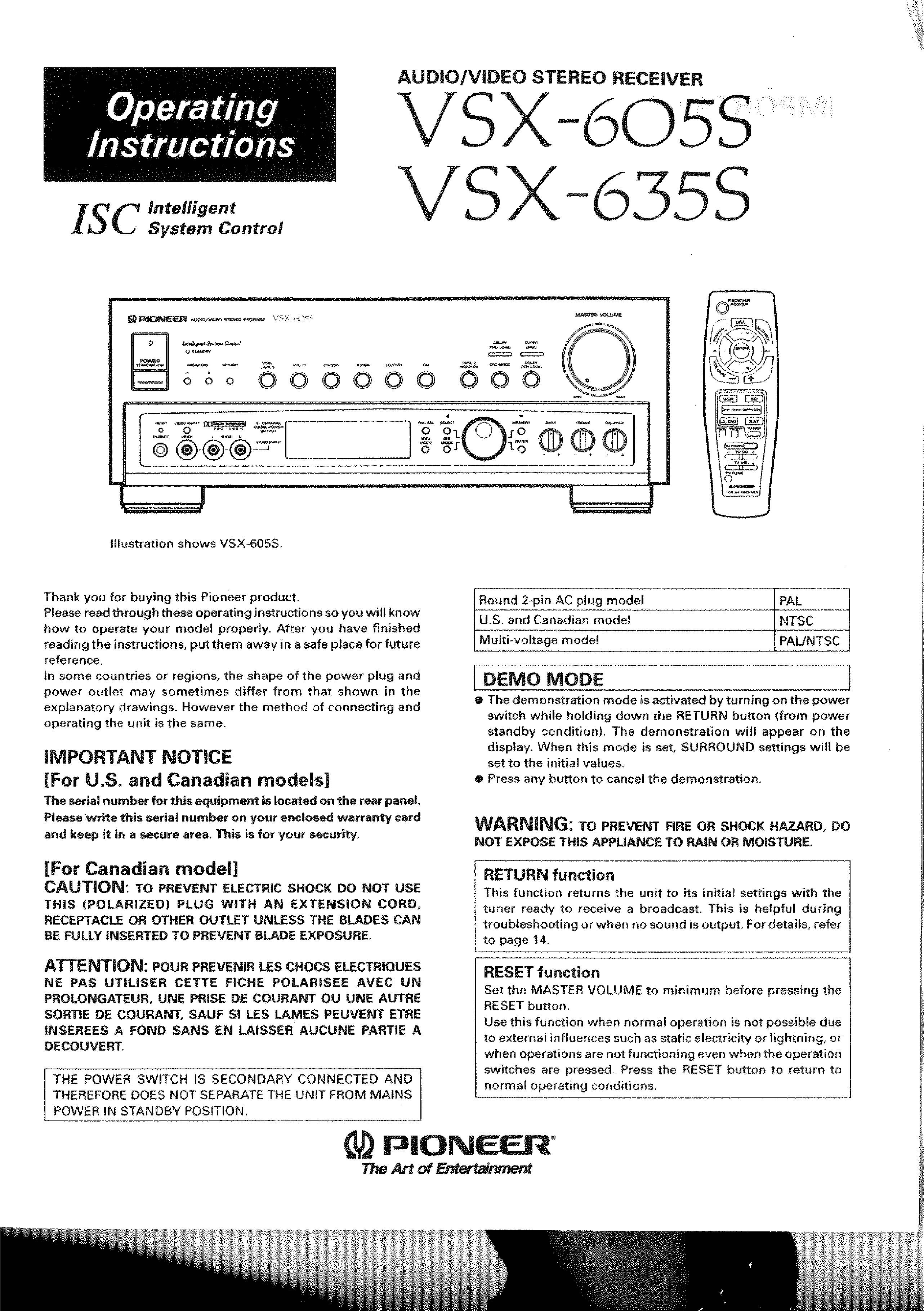 Pioneer VSX-635S