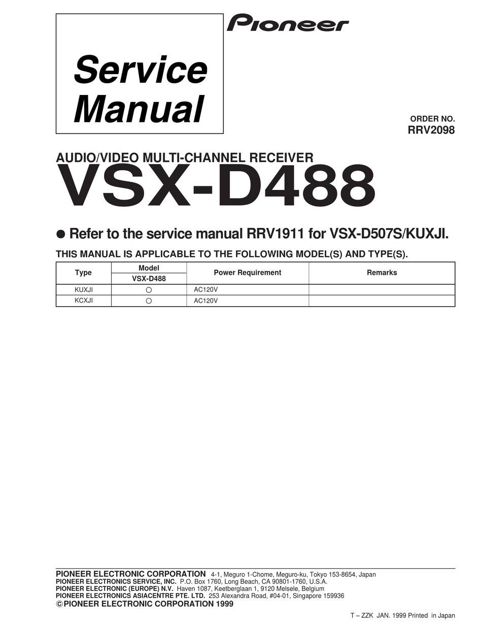 Pioneer VSX-D488