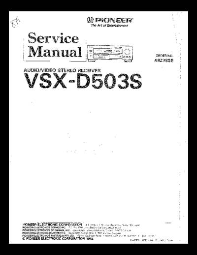 Pioneer VSX-D513S