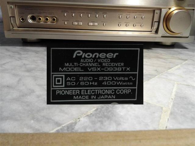 Pioneer VSX-D938TX