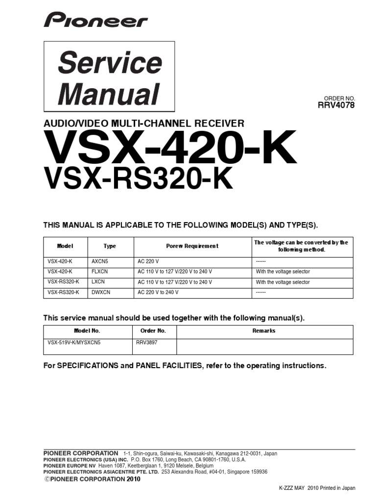 Pioneer VSX-RS320
