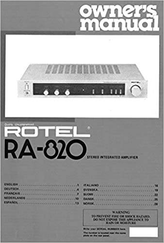 Rotel RA-820