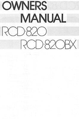 Rotel RCD-820BX