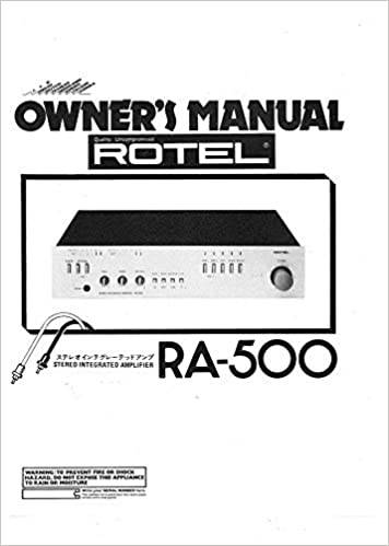Rotel RE-500