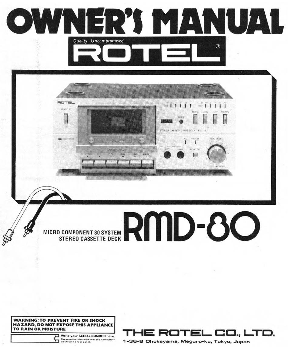 Rotel RMD-80
