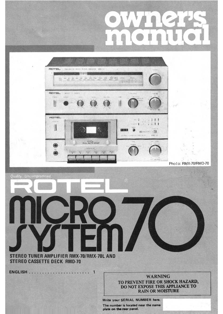 Rotel RMX-70 (70)