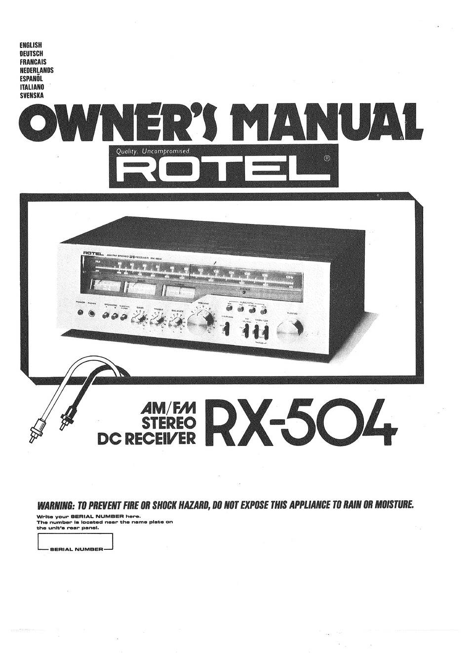 Rotel RX-504