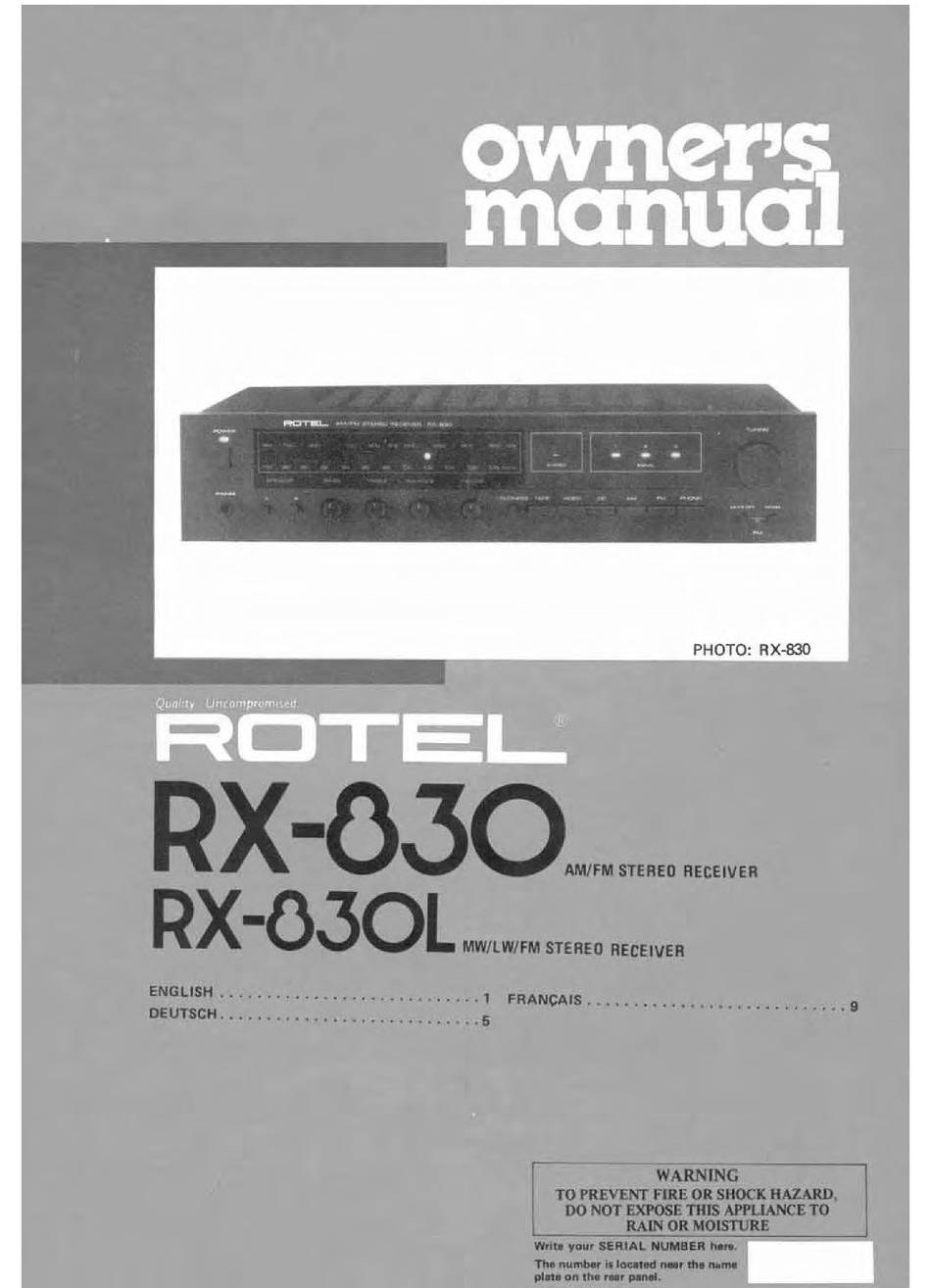 Rotel RX-830 (830)