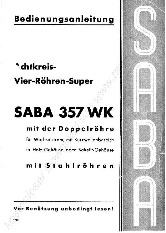 SABA 357 WK