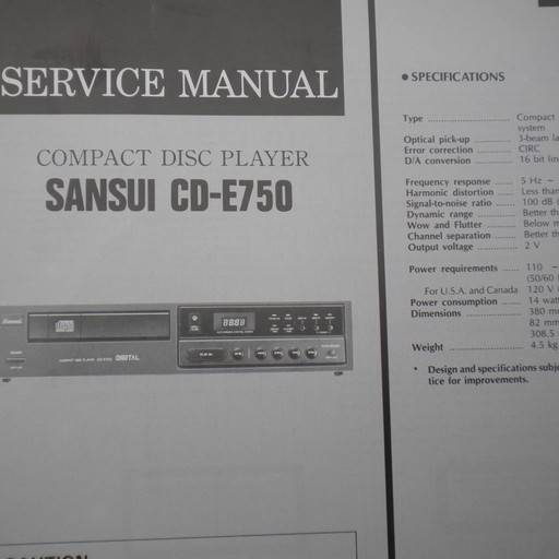 Sansui CD-E750