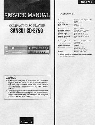Sansui CD-E750