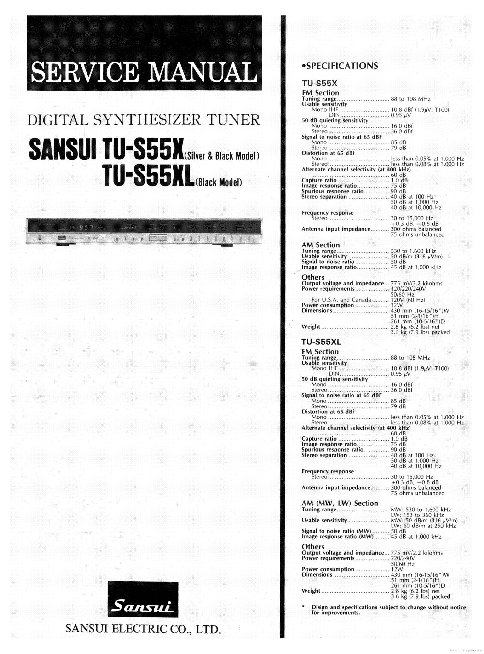 Sansui TU-S55X (55XL)
