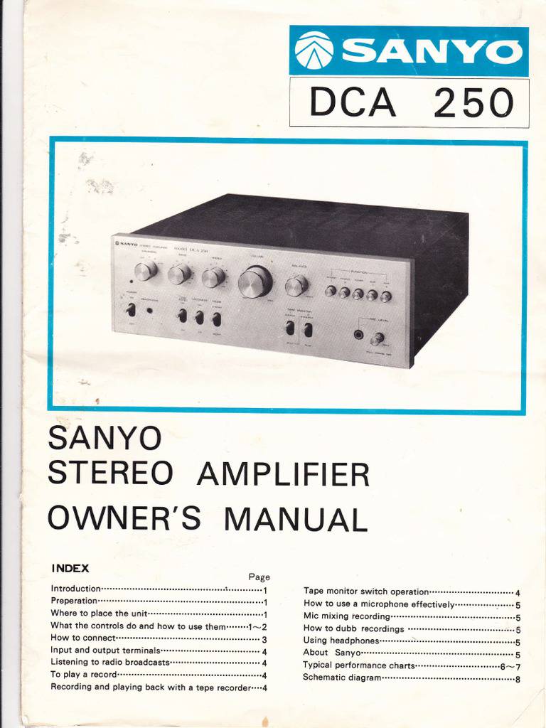 Sanyo DCA-250