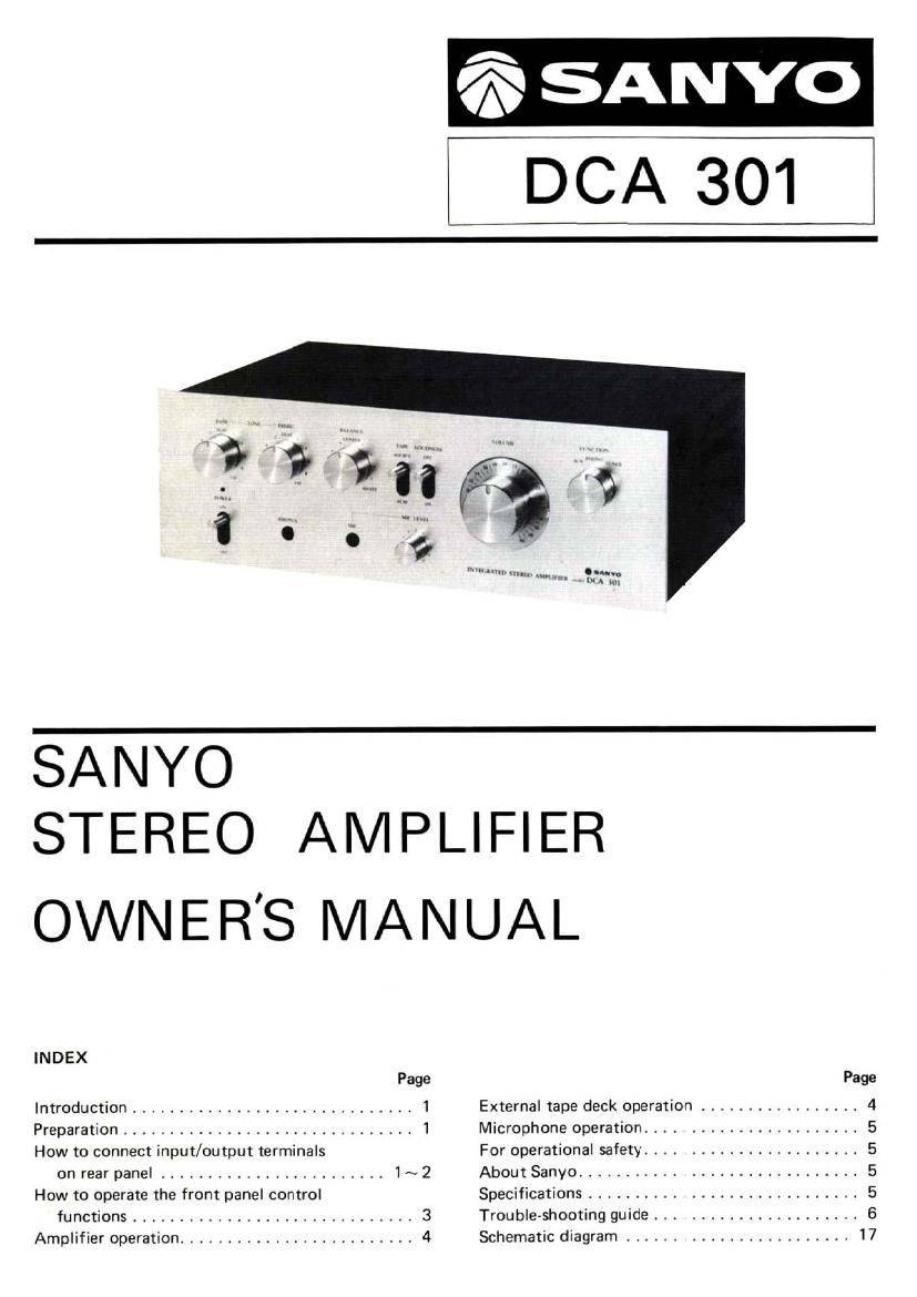 Sanyo DCA-301