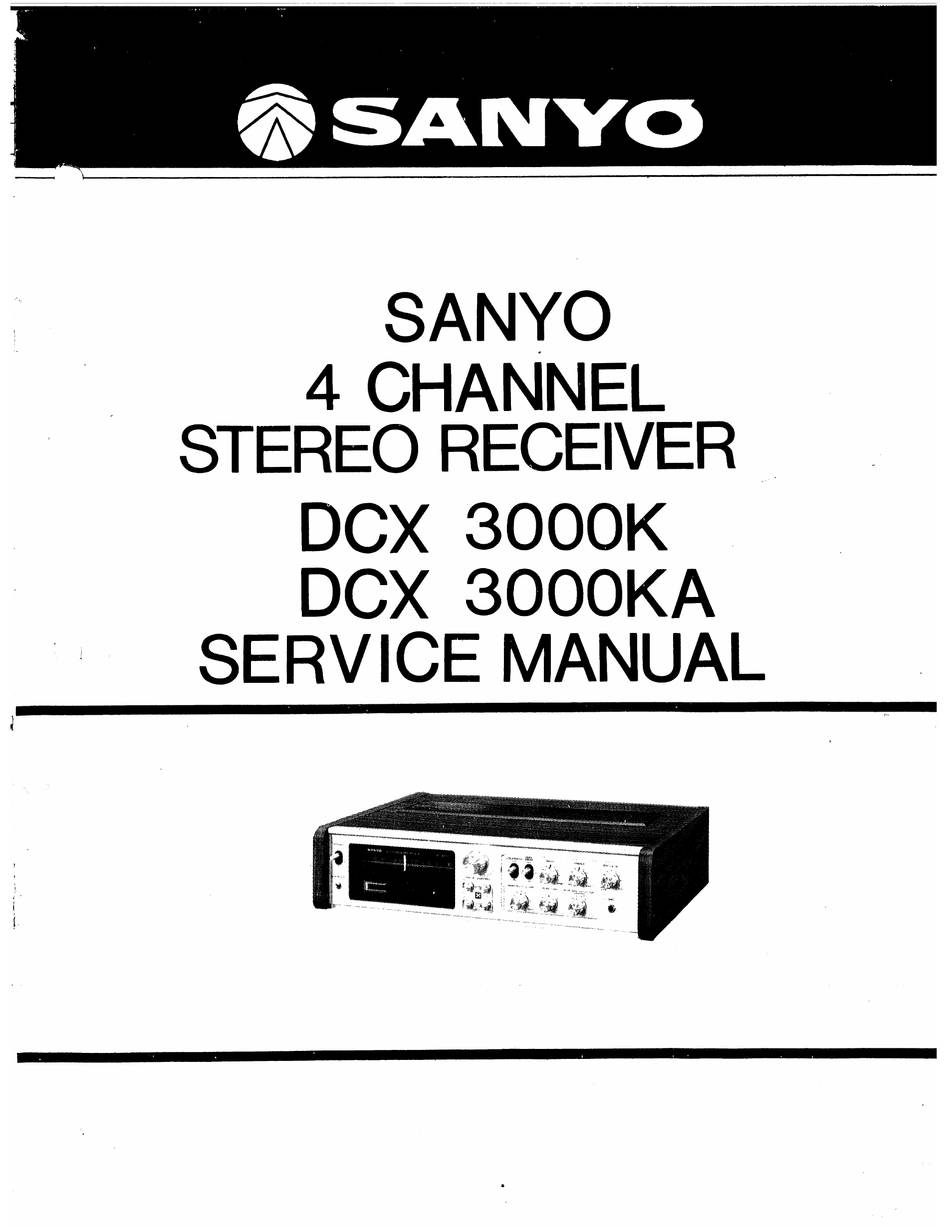 Sanyo DCX-3000K