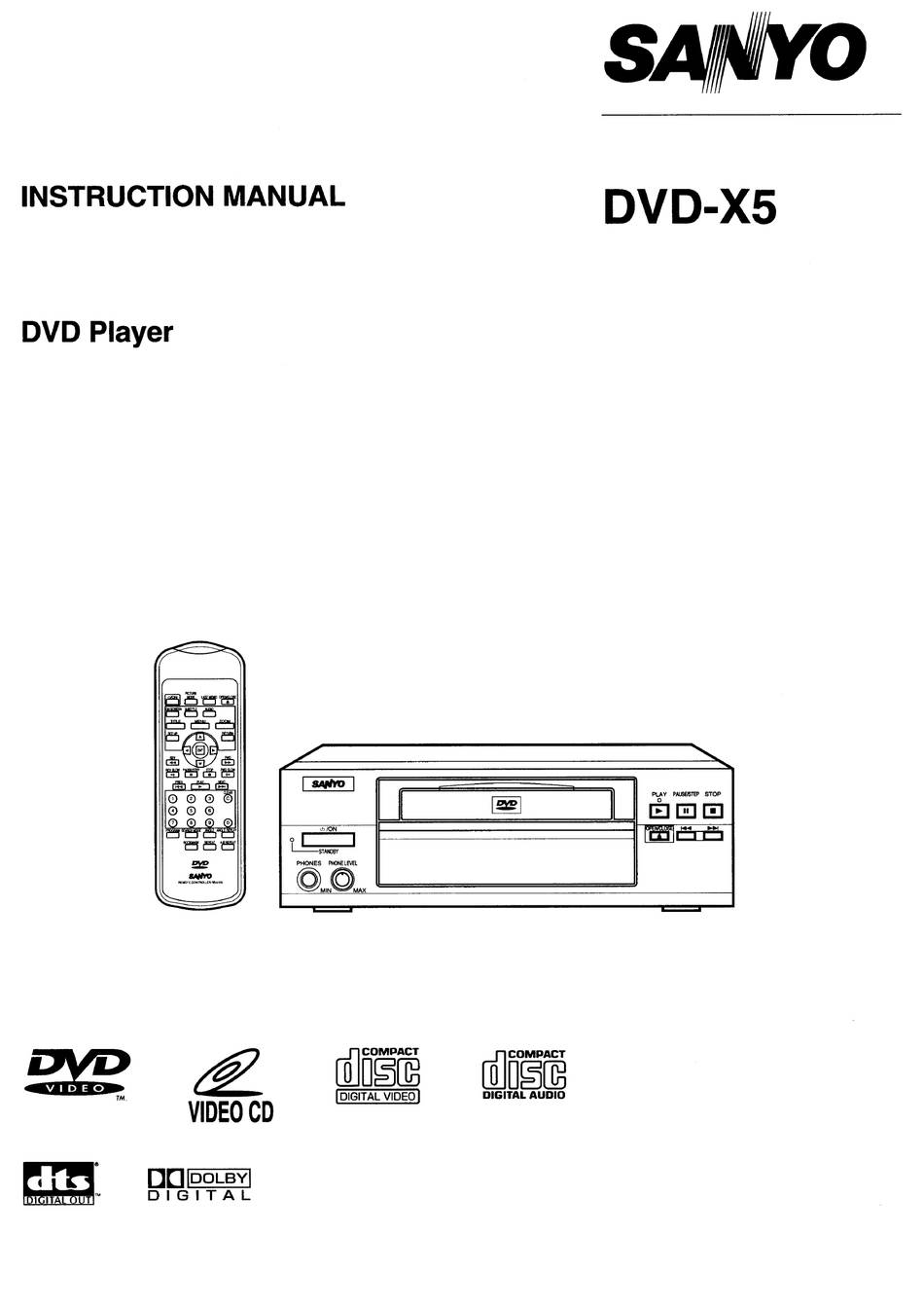 Sanyo DVD-X5