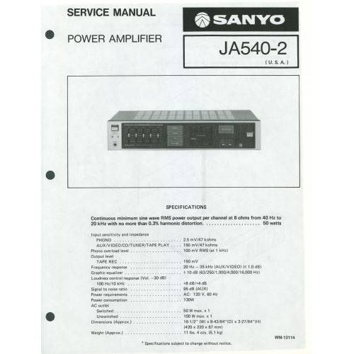 Sanyo JA-540