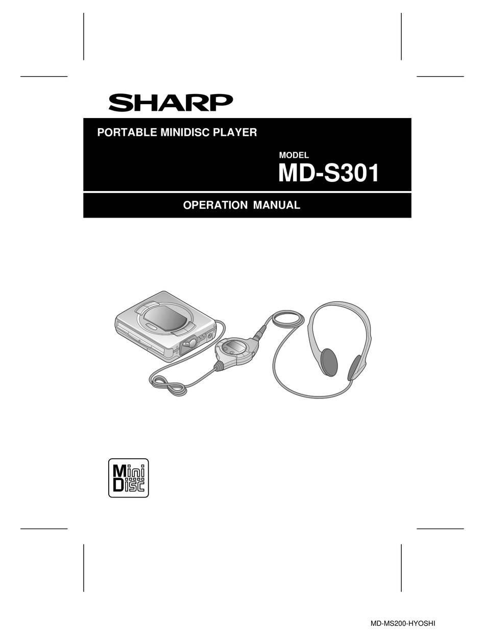 Sharp MD-S301