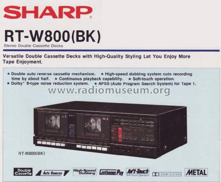 Sharp RT-W800