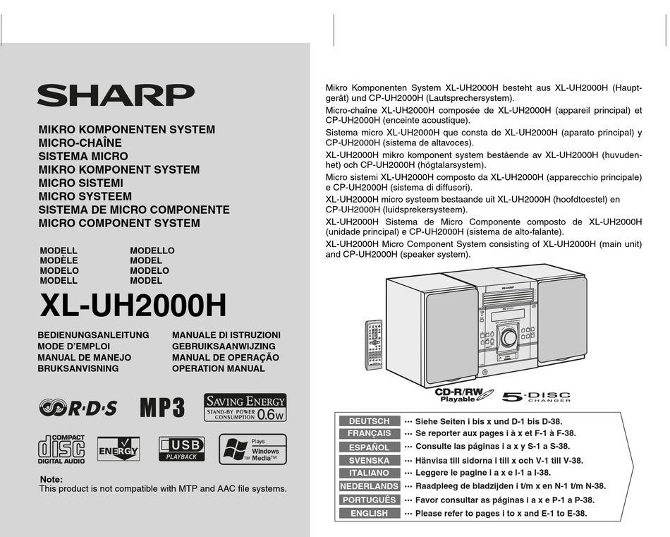 Sharp XL-UH2000H