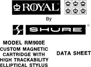 Shure RM900 E