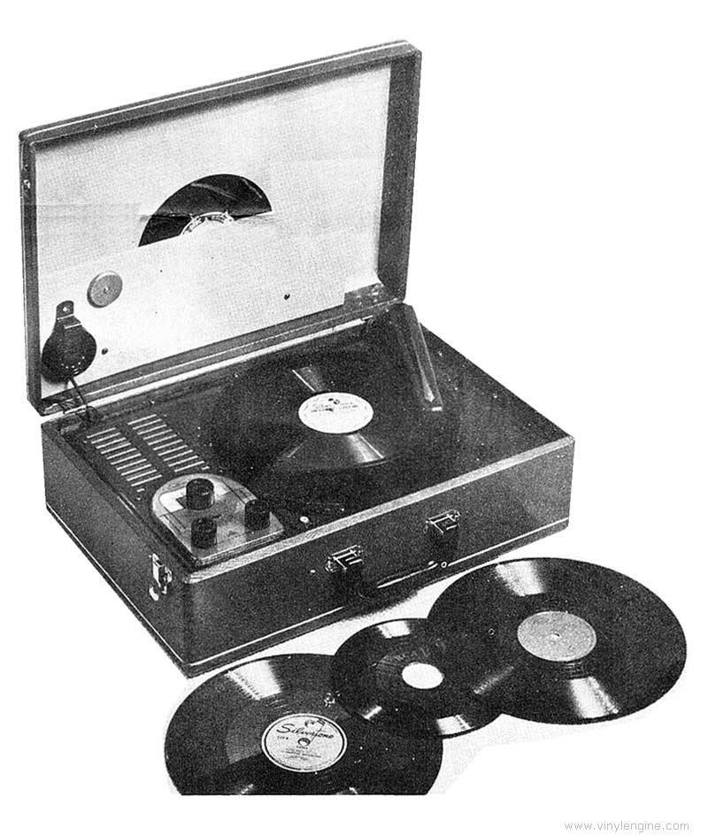 Silvertone Radio-Phono Disc Recorder