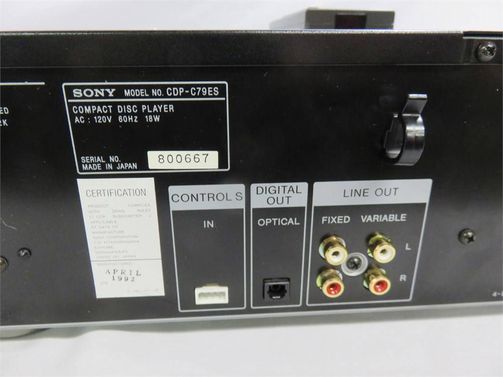 Sony CDP-C79ES