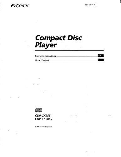 Sony CDP-CX255