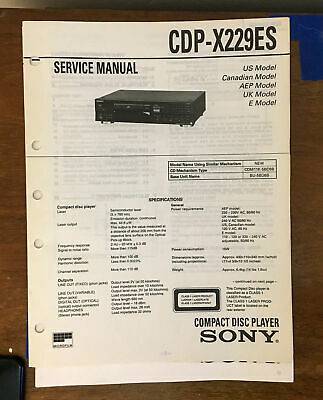 Sony CDP-X229ES