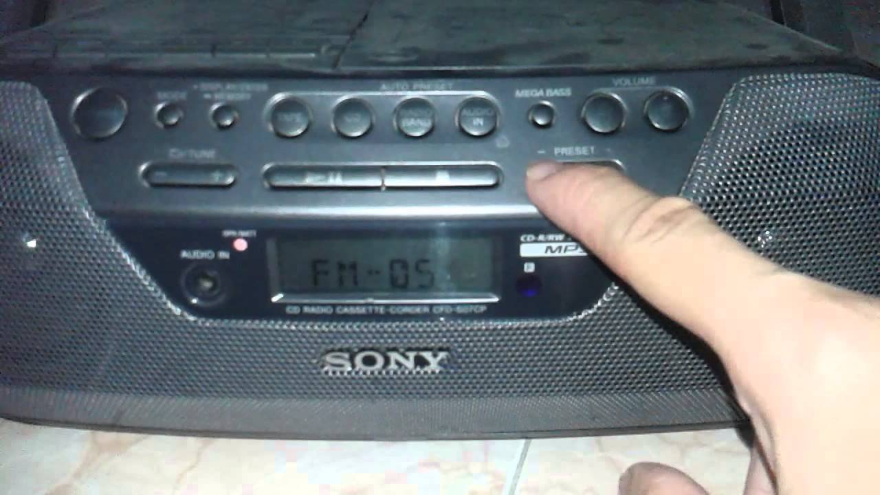 Sony CFD-S07