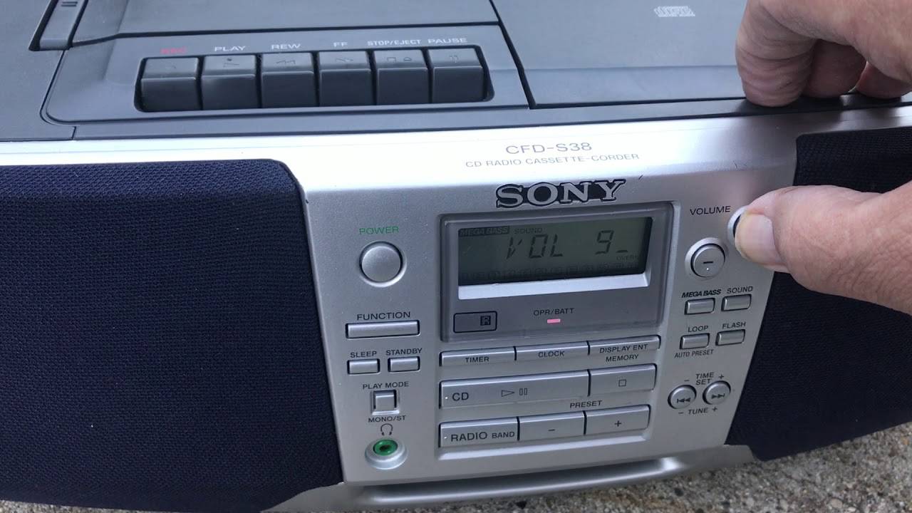 Sony CFD-S38