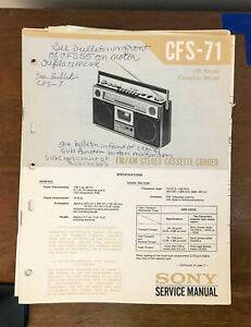 Sony CFS-71